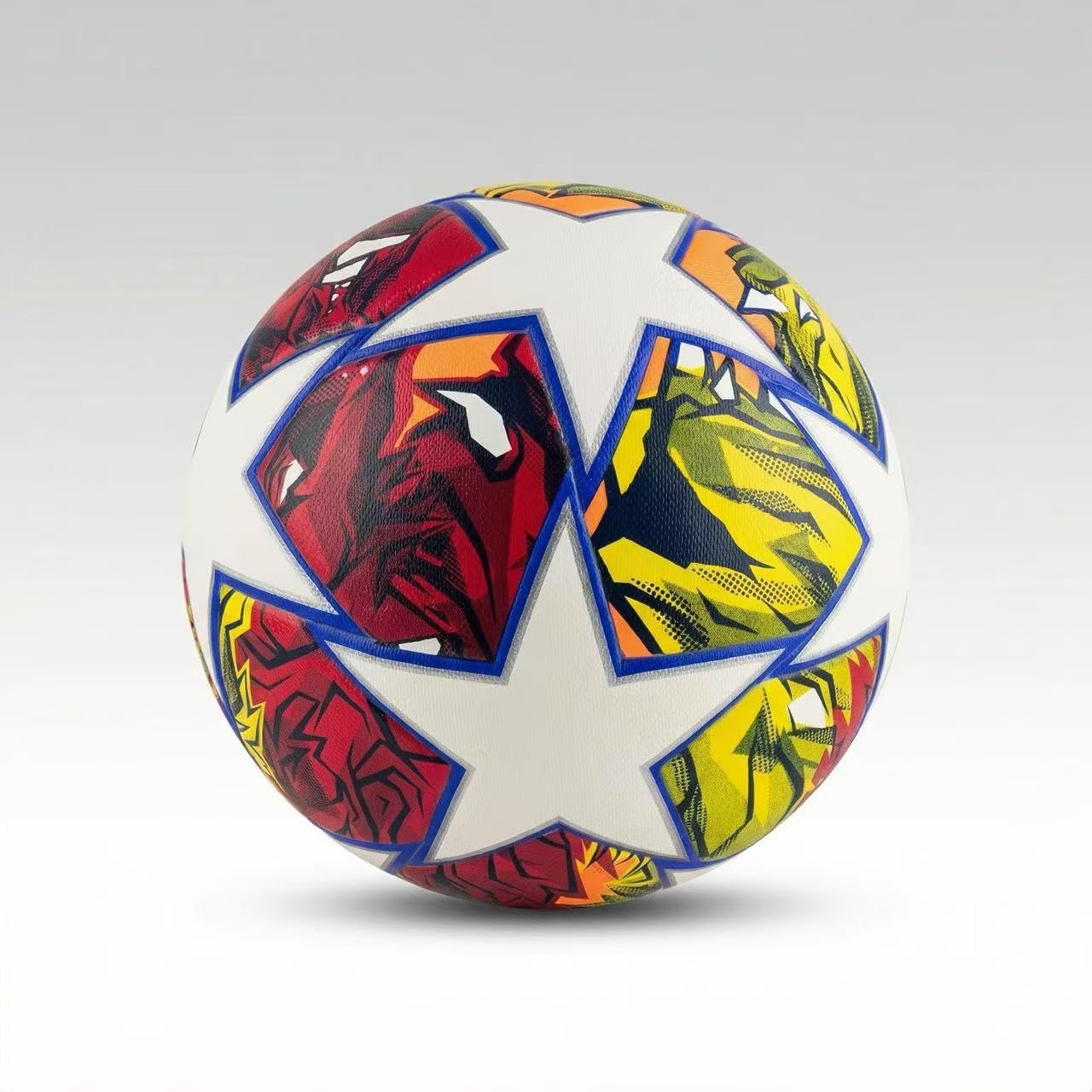 Liga Fußball, Geburtstagsgeschenk Nr. 5 Fußball, nahtlose Nähte für Haltbarkeit, wasserdichtes PU-Leder, inklusive Pumpe und Ballnadel-Netz-Aufbewahrungstasche für einfaches Tragen