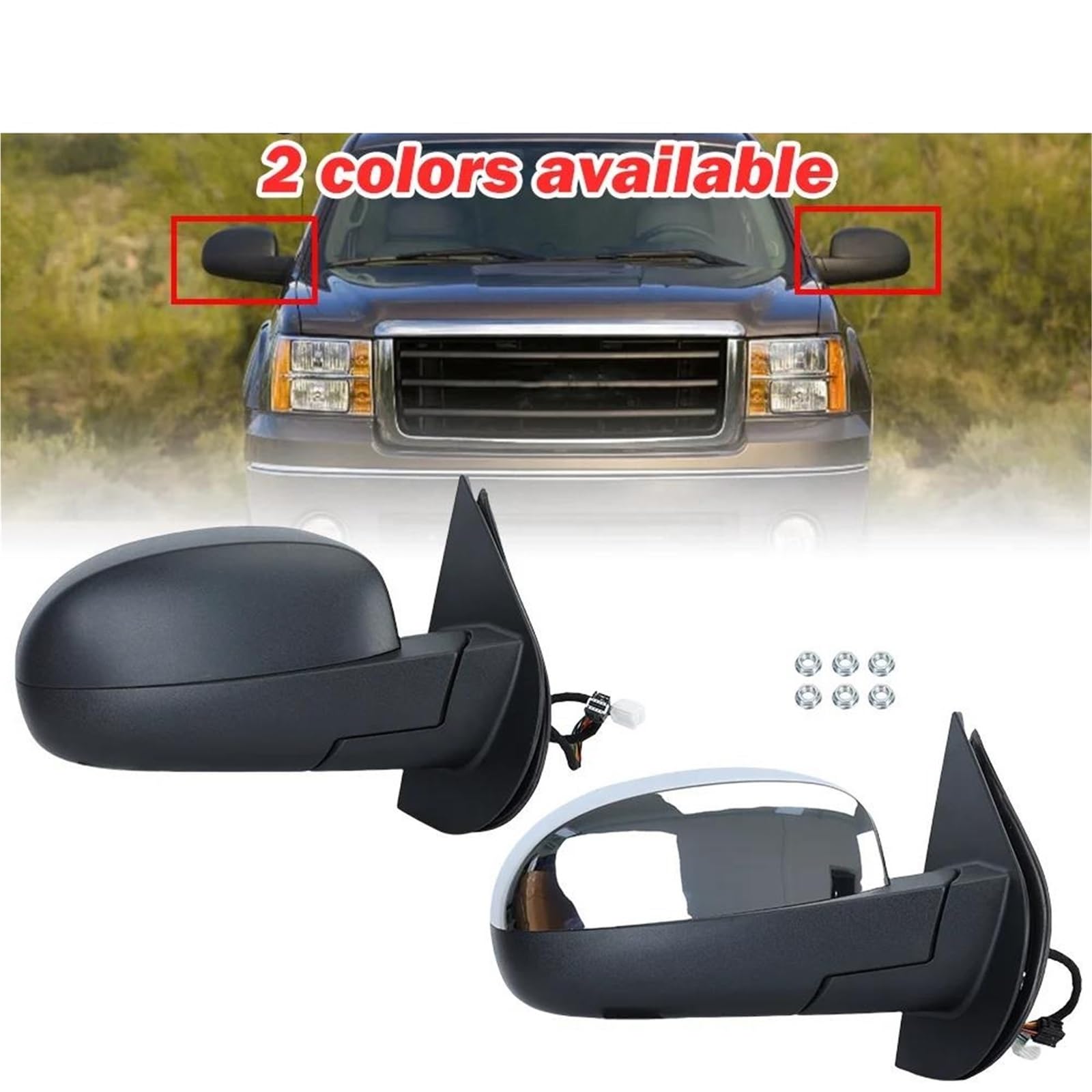 Dispositivo Regolazione Manuale Parti Ricambio Per Gruppo Specchietto Retrovisore Laterale Per GMC Per Sierra 1500 2500 HD/3500 Per Yukon 2007-2014