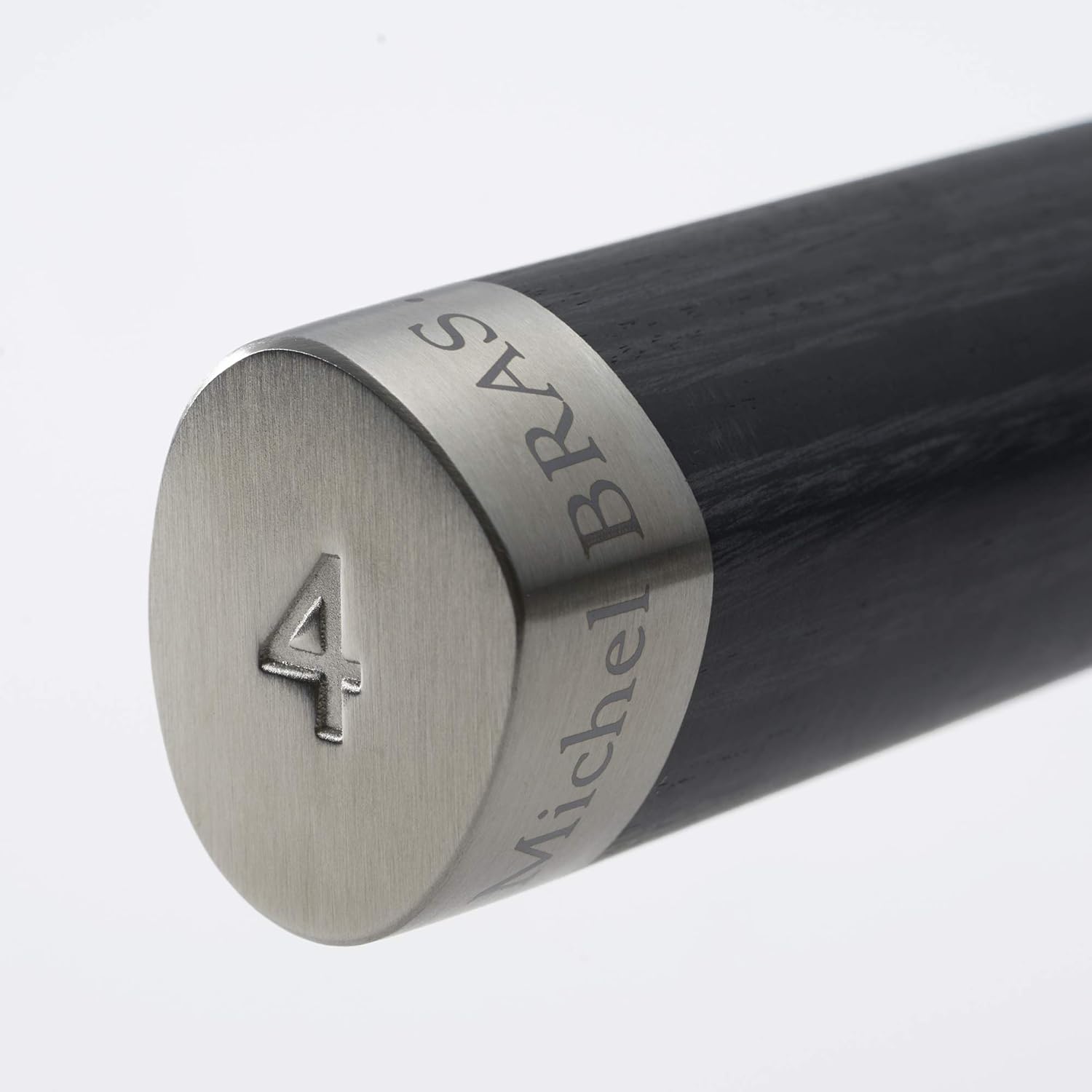 Michel BRAS No. 1 Paring Knife, 3” Handcrafted Vegetable and Fruit Knife, 3 Layer Stainless Steel Blade, Black Pakkawood Handle, Small Kitchen Knife for Peeling and Cutting