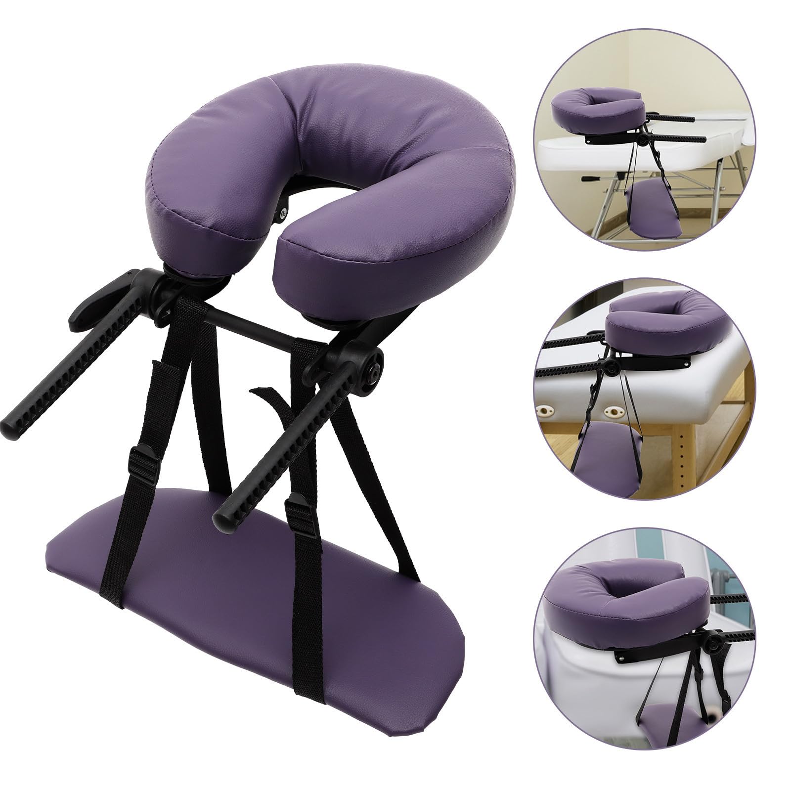BESPORTBLE Cuscino Design Poggiatesta Massaggio per U da Ergonomico Lettino a Forma di Pu Spugna Confortevole e Pelle Delicata Adatto per Lettino da Bellezza e Spa