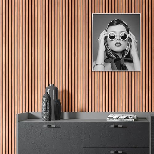 Papel Auto Adesivo De Parede Decorativo Tipo Madeira Gesso Ripado Lavável 45cm X 5m (Madeira Ripado