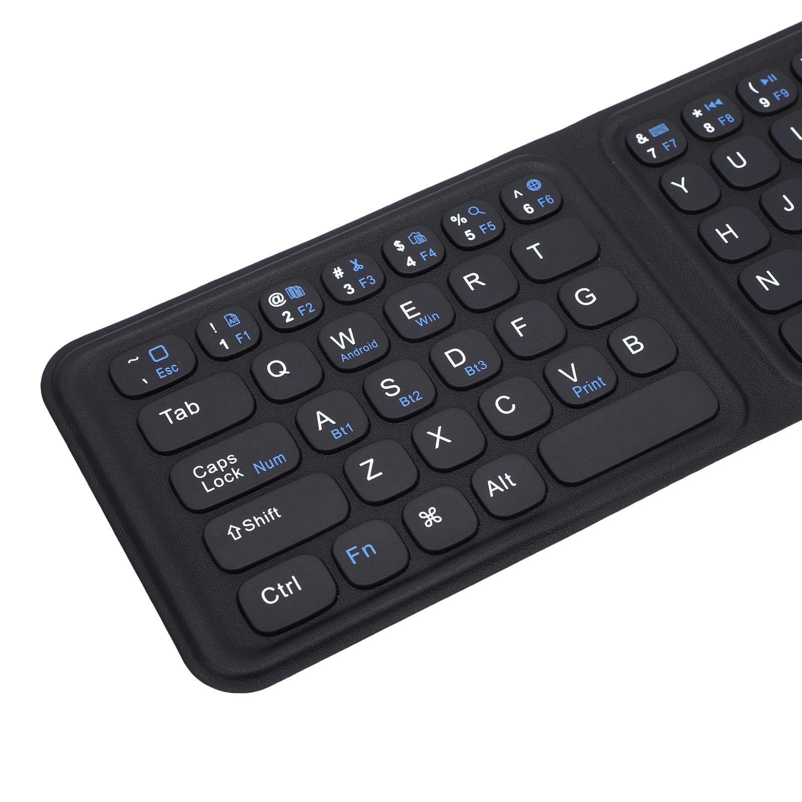 Tastiera Bluetooth Pieghevole con Touchpad, Tastiera da Viaggio Portatile di Dimensioni Standard, Sensibile e Silenziosa, per Laptop PC Tablet Smartphone