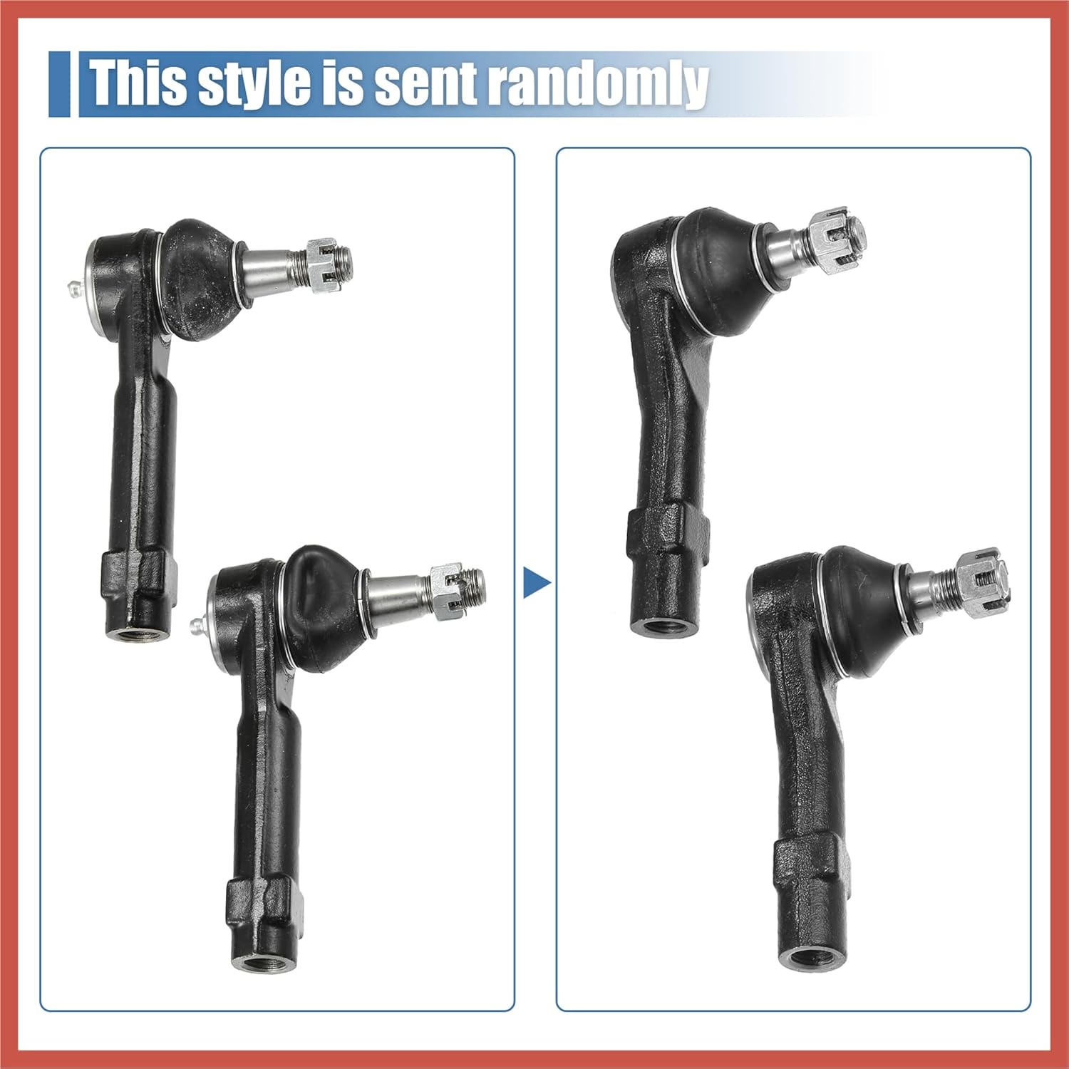 ACROPIX 2pcs Front Outer Tie Rod End Links Steering Tie Rod End Suspension Kit for Ford Explorer for Ranger for Mercury Mountaineer for Mazda B2300 B2500 B3000 ES3461 Car Parts