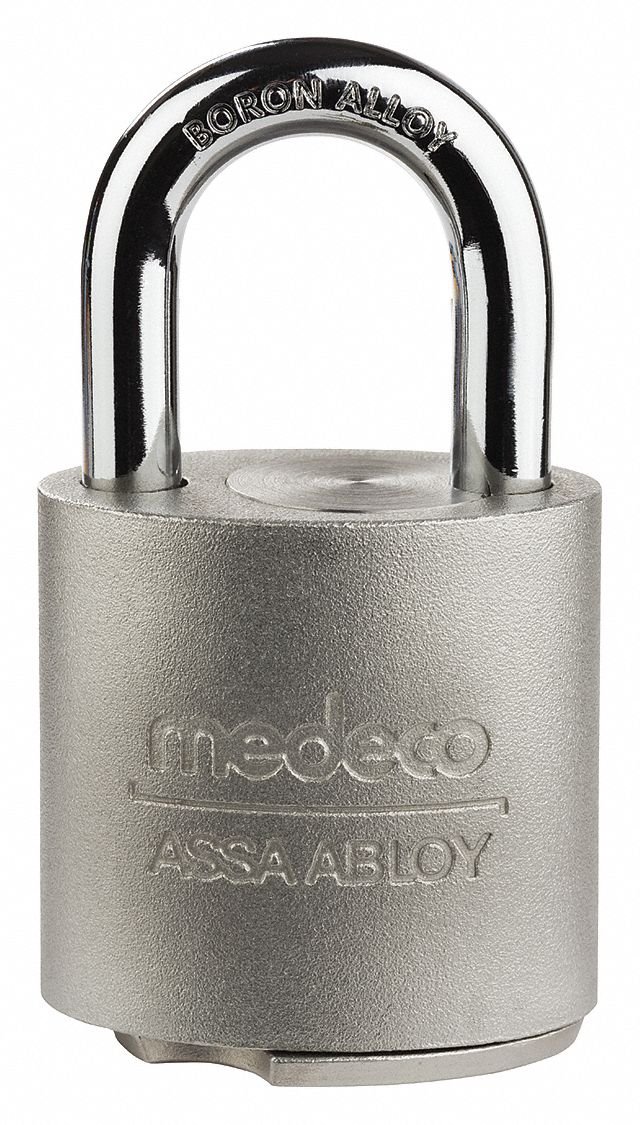 Medeco Padlock Guard SS/Boron Gray 21/2 L Industrial