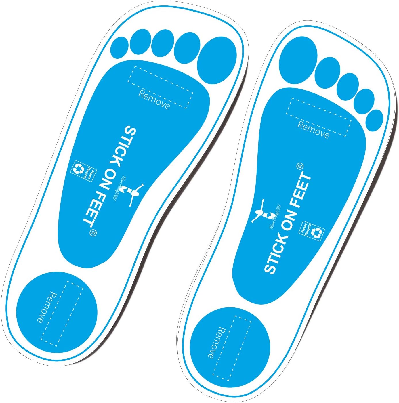 Blue 60 Pairs(120feets) Premium Disposable Feet Pads Spray Sunless Tanning Sole Protector