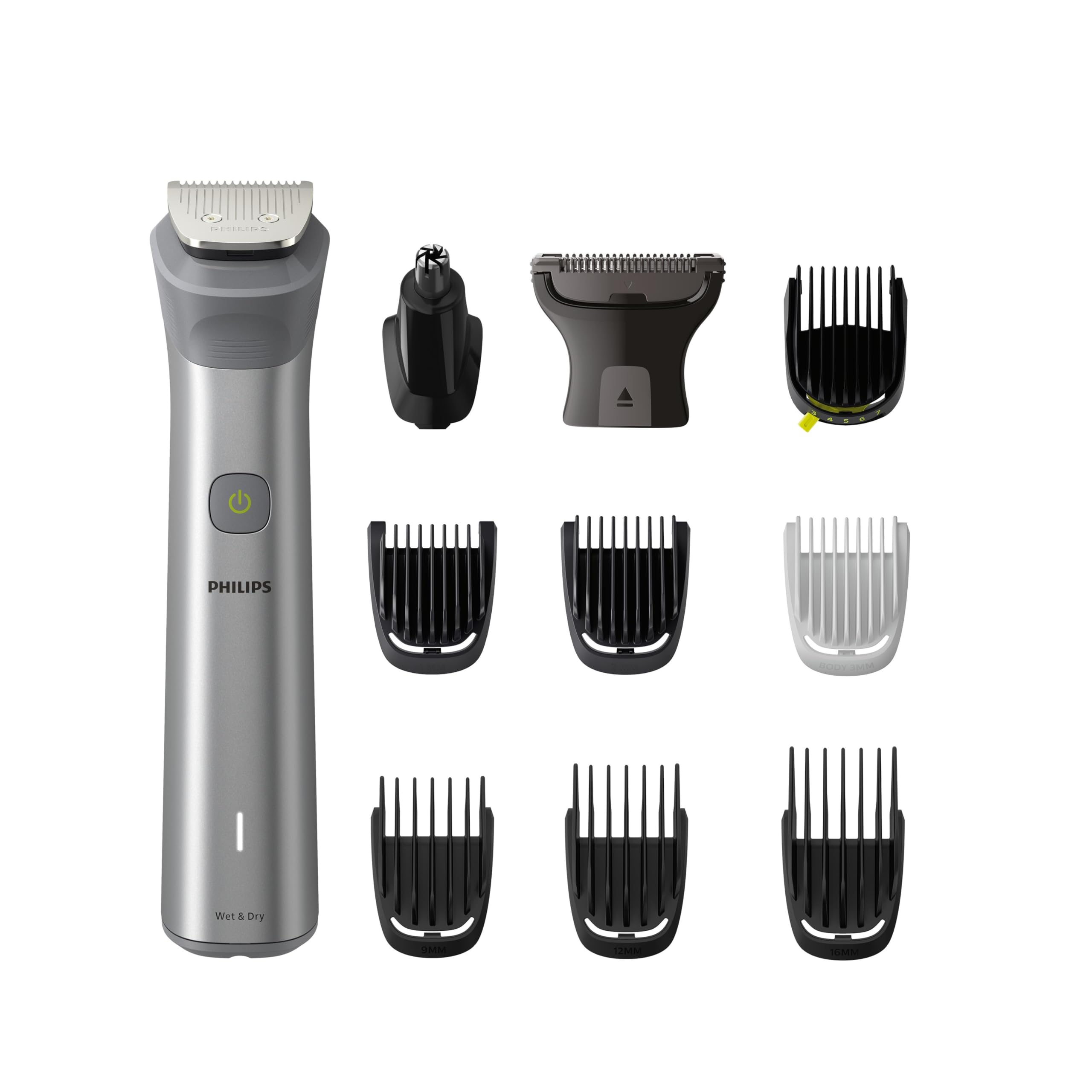 Philips All-in-One Trimmer MG5930/15 | 11-in-1 Face, Hair & Body Grooming | Nose & Ear| 120min Cordless, Showerproof [NEW] MG5930/15, 11-in-1