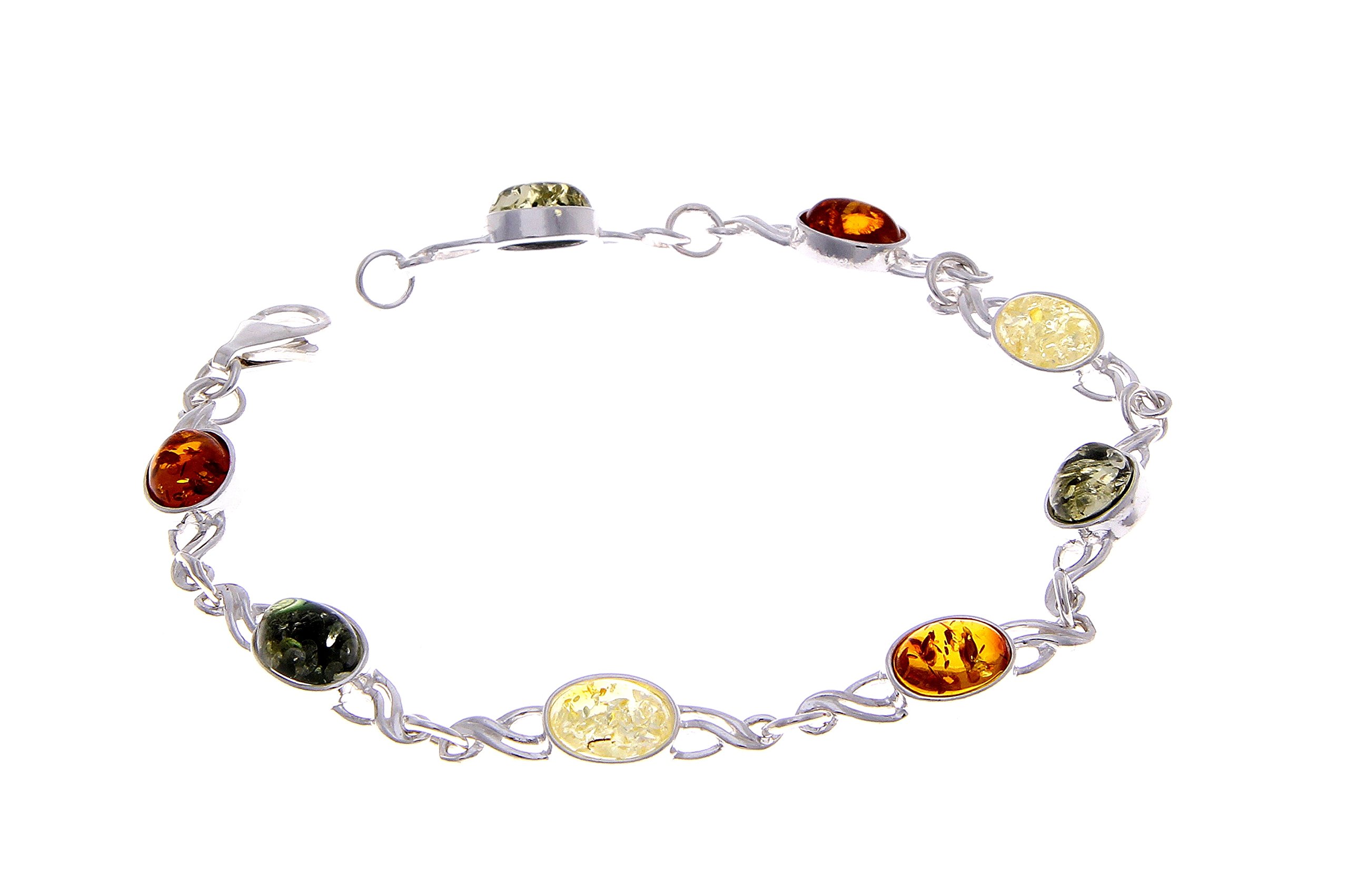 SilverAmber Damen - 925 Silber Armband mit Bernstein - 3178M