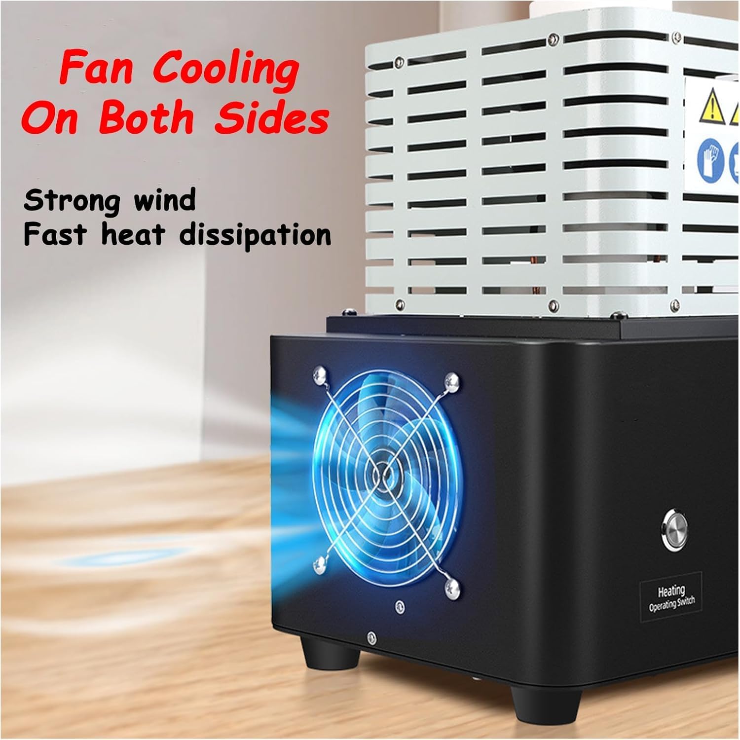 Electric Kiln Furnace 5000 W, Max Temperature 1150 ℃, Gold Silver Steel Smelting Machine with Compact Tabletop Design (1KG)