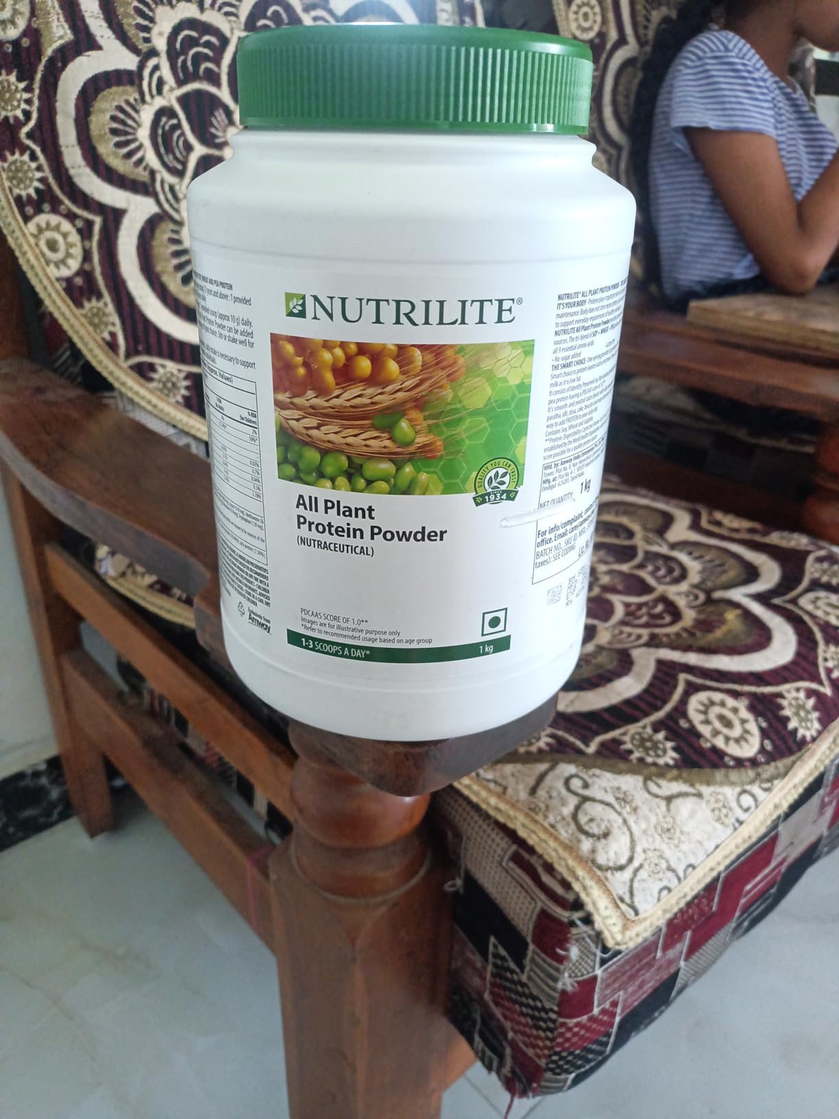 Nutrilite Amway Nutrilite All Plant Protein Powder - 1Kg (Butterscotch ...