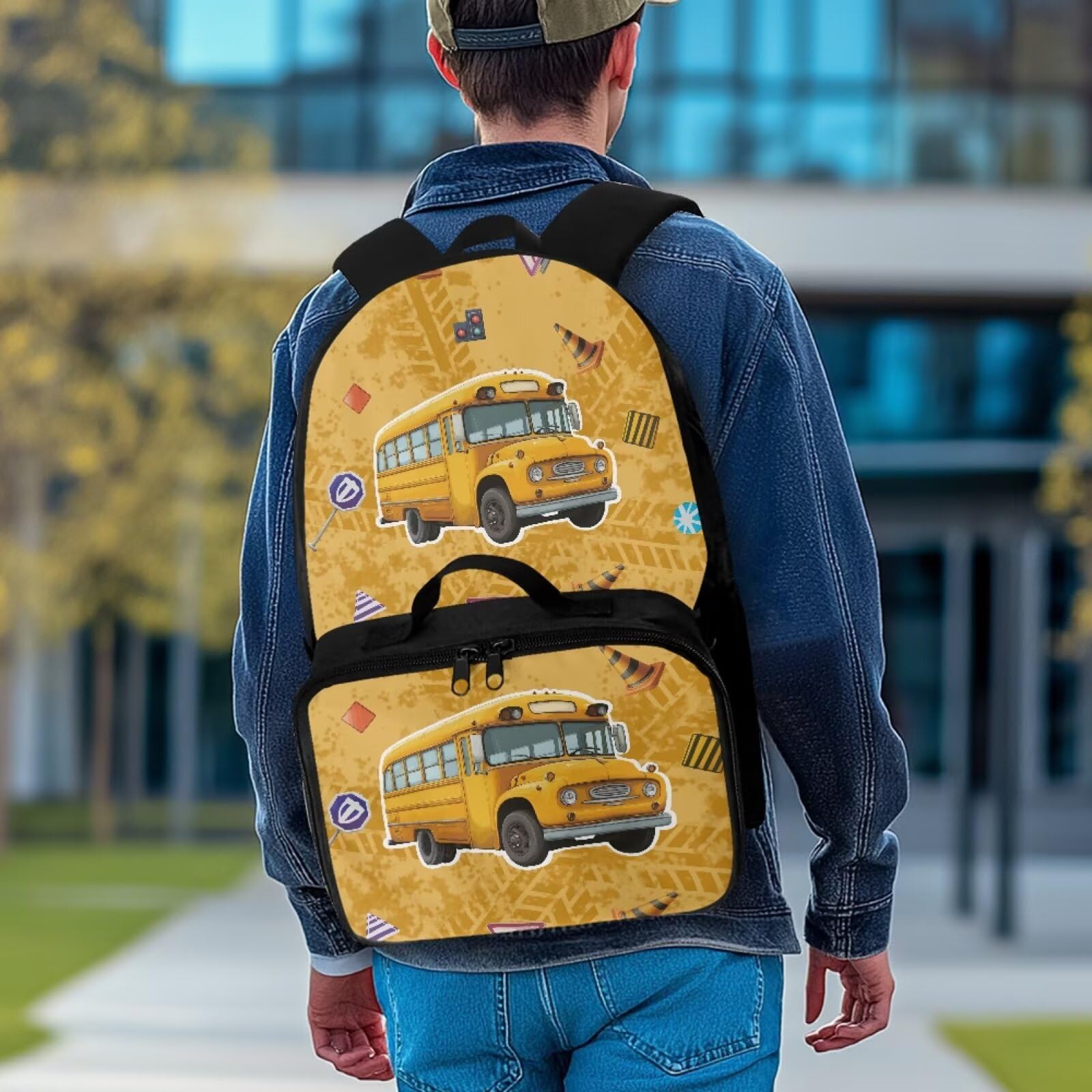 Mochila personalizada para niños para la escuela, 2 en 1, con nombre personalizado, mochila para niños, juego de mochila para jardín de infantes