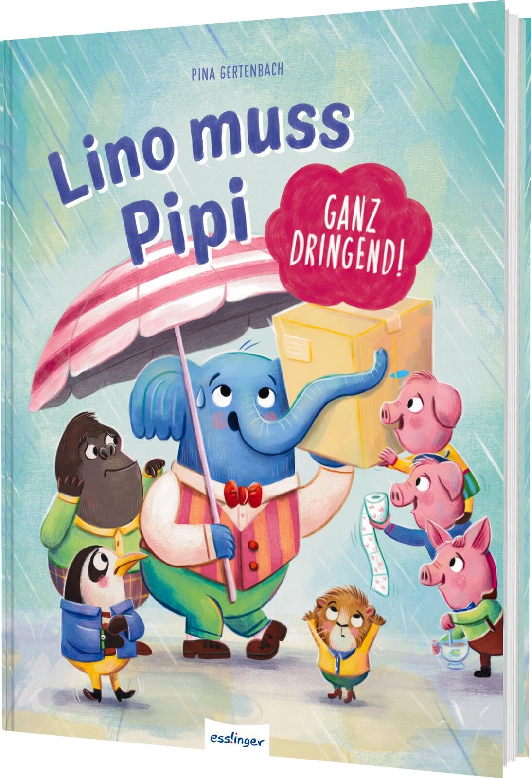 Lino muss Pipi (ganz dringend!): Ein humorvolles Bilderbuch für Kinder ab 3 Jahren