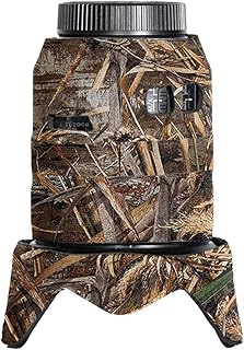 LensCoat Camouflage Neoprene Camera Lens Cover Protection Nikon 24-120VR, Realtree Max5 (lcn24120vrm5)