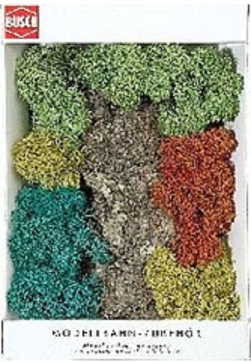 Cork/lichen Assortment OO/HO gauge scenery Busch 7101