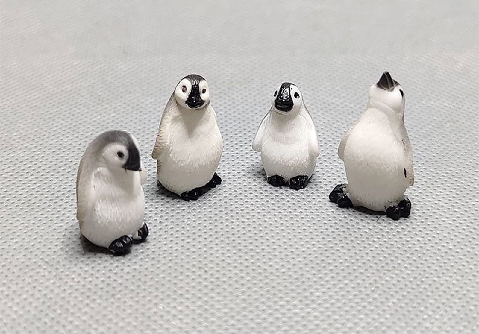 ペンギン 木彫 彫像 オブジェ 置物 インテリア 工芸品 美術品 A1077