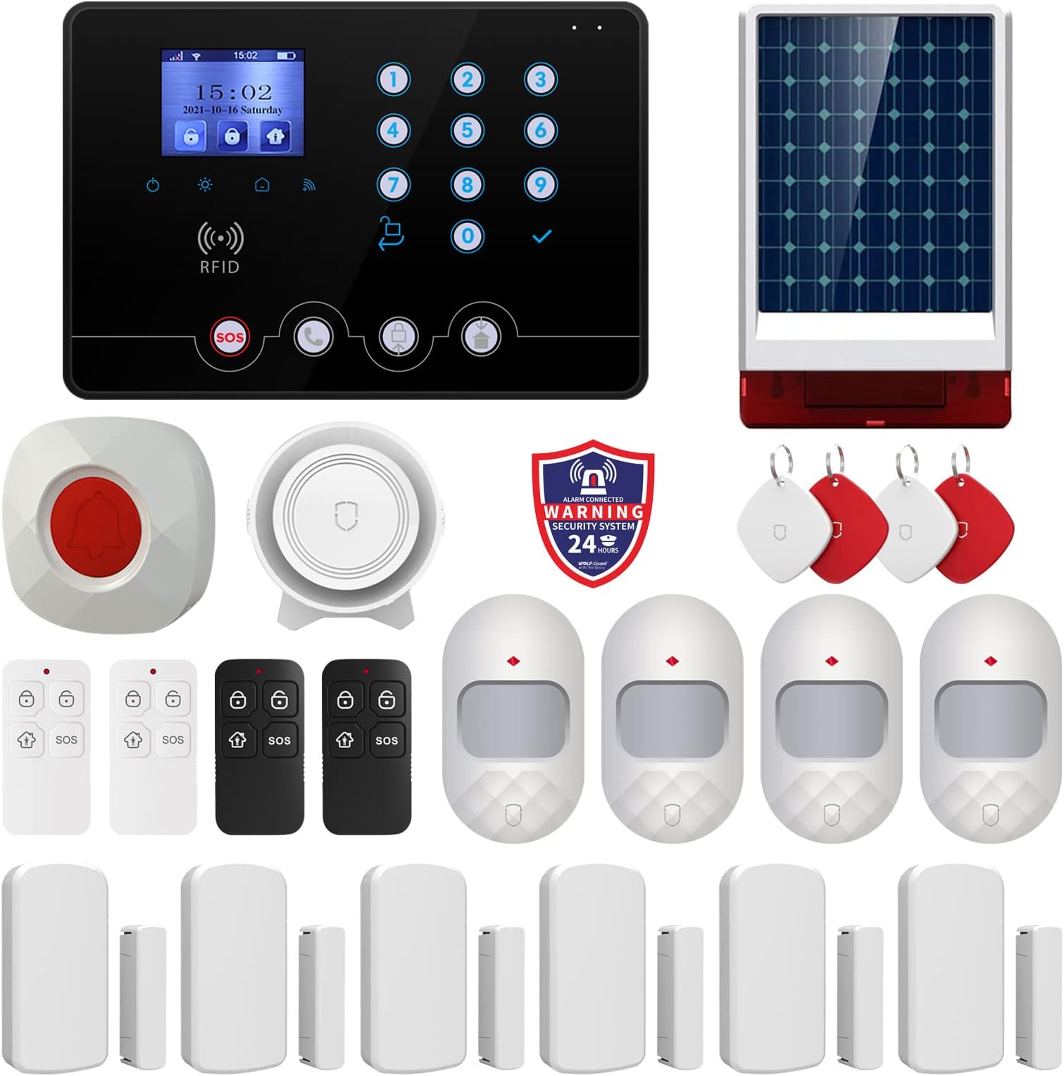 SimpliSafe Home Security System 13 Piece Home Security Camera & Alarm