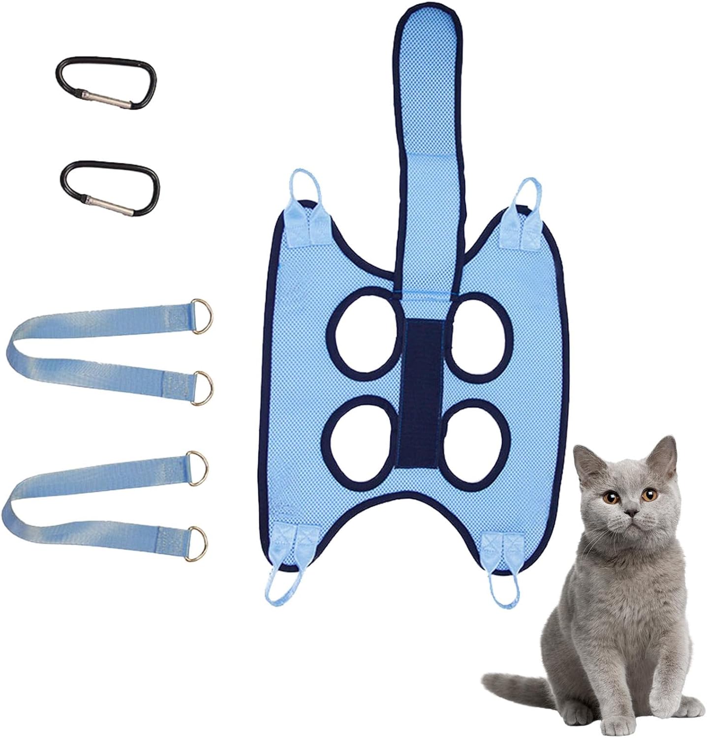 Shakven Cat Grooming Harness Dog Grooming Sling,Breathable Cat