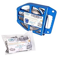 Vista 15 de IDL Packaging Kit de bandas de acero inoxidable 201 de 1/2 pulgada, herramienta de bandas de alta resistencia + bobina de bandas de acero inoxidable