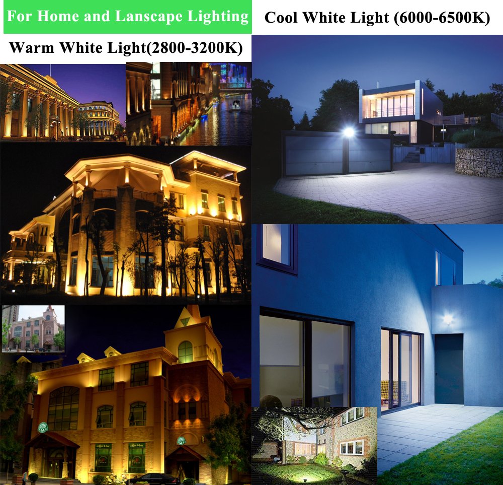 Faro LED 50W Faretto Slim Con Sensore Movimento PIR luce fredda 6000k IP66