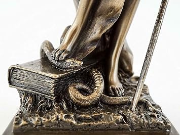 JFSM INC. Blind Lady Justice Statue Sculpture - Greek Roman Goddess of Justice