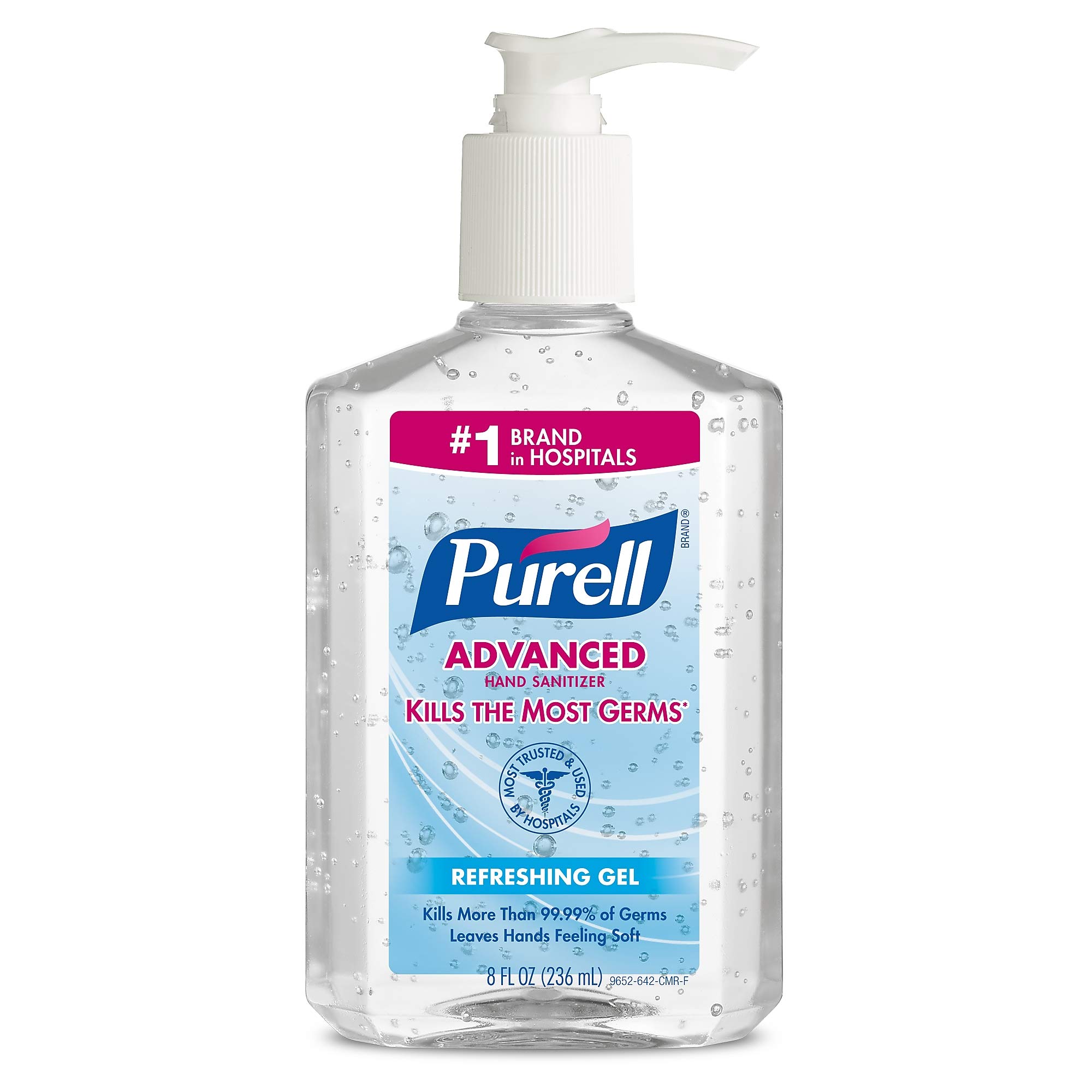 Advanced Hand Sanitizer Refreshing Gel 8 Oz