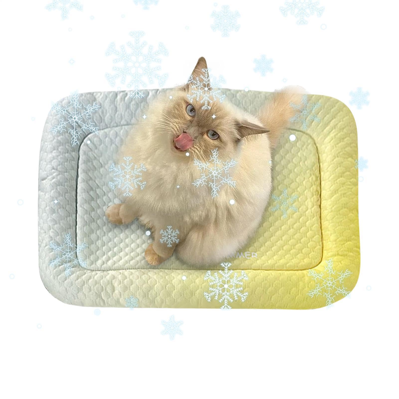 Tapis de refroidissement pour chien et chat avec tapis de couchage portable imperméable