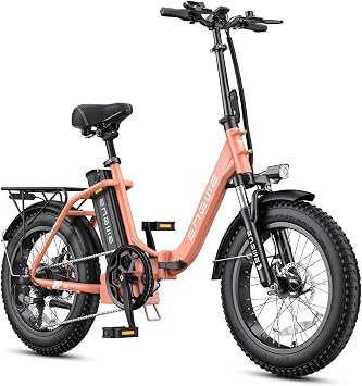ENGWE 1125W Electric Bike for Adults, L20 2.0 203.0" Fat Tire Electric Bicycle 52V 13Ah Removable Battery Max Range 68Miles & 28MPH for Urban Commuters, Dual Suspension