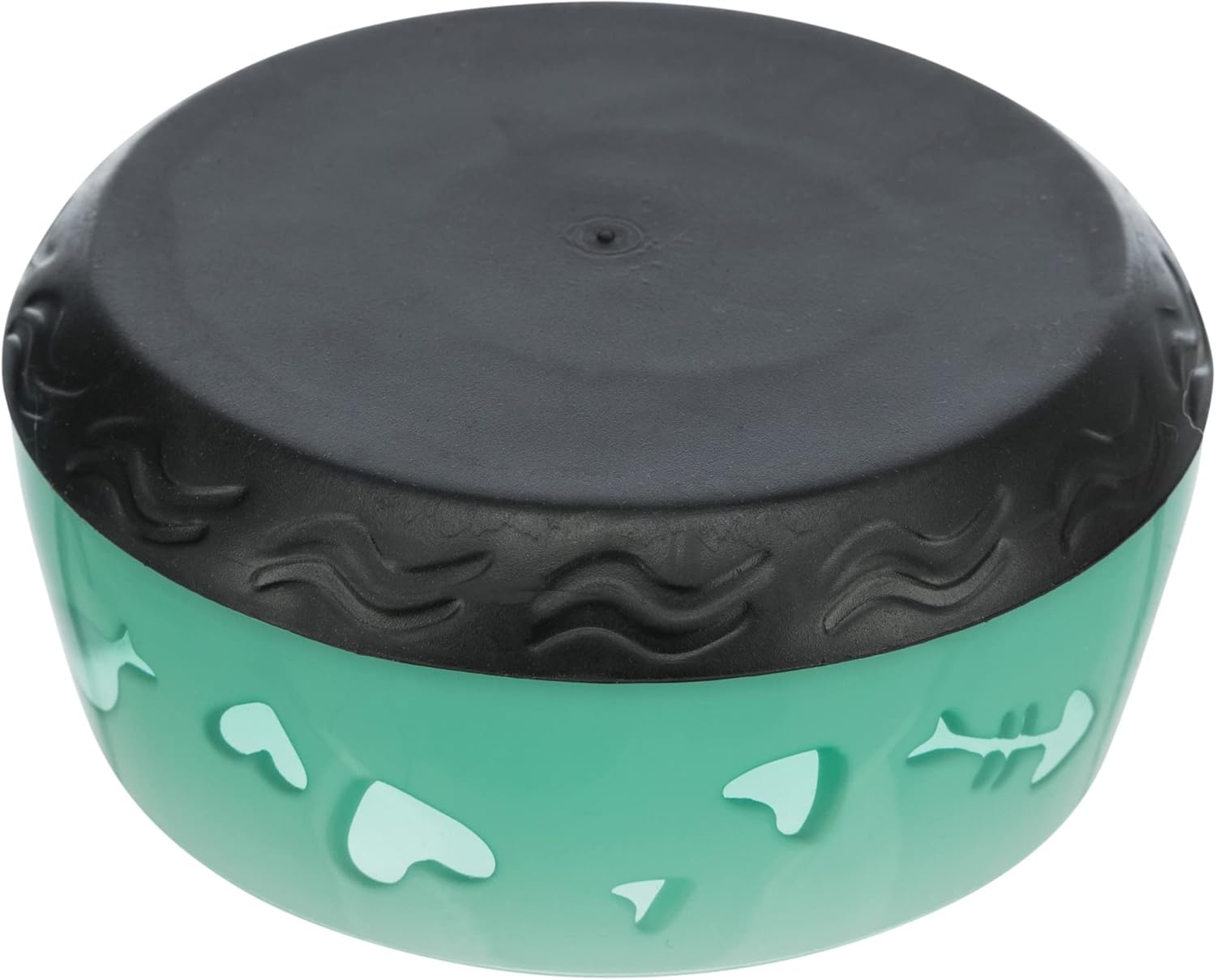 Trixie Plastic Lovely Cat Bowl, 0.3 Litre, Pack of 1(Assorted Colors)