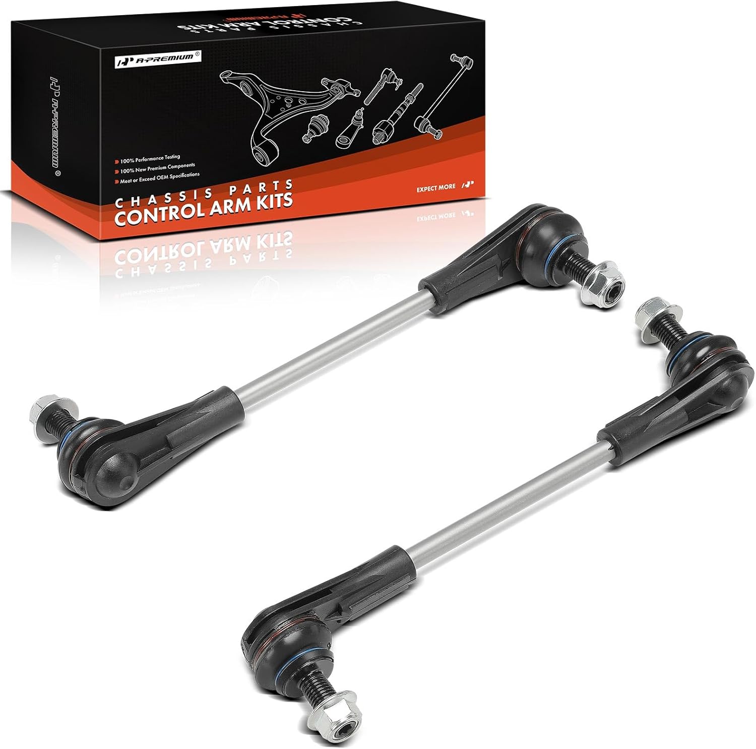 A-Premium 2 x Front Sway Bar Links Stabilizer Bar Links, Compatible with BMW 530e 2018-2020, 530i 2017-2023, 540i 2017-2023, 740i xDrive 2017-2018, 750i, 840i Gran Coupe, Alpina B7, M760i xDrive