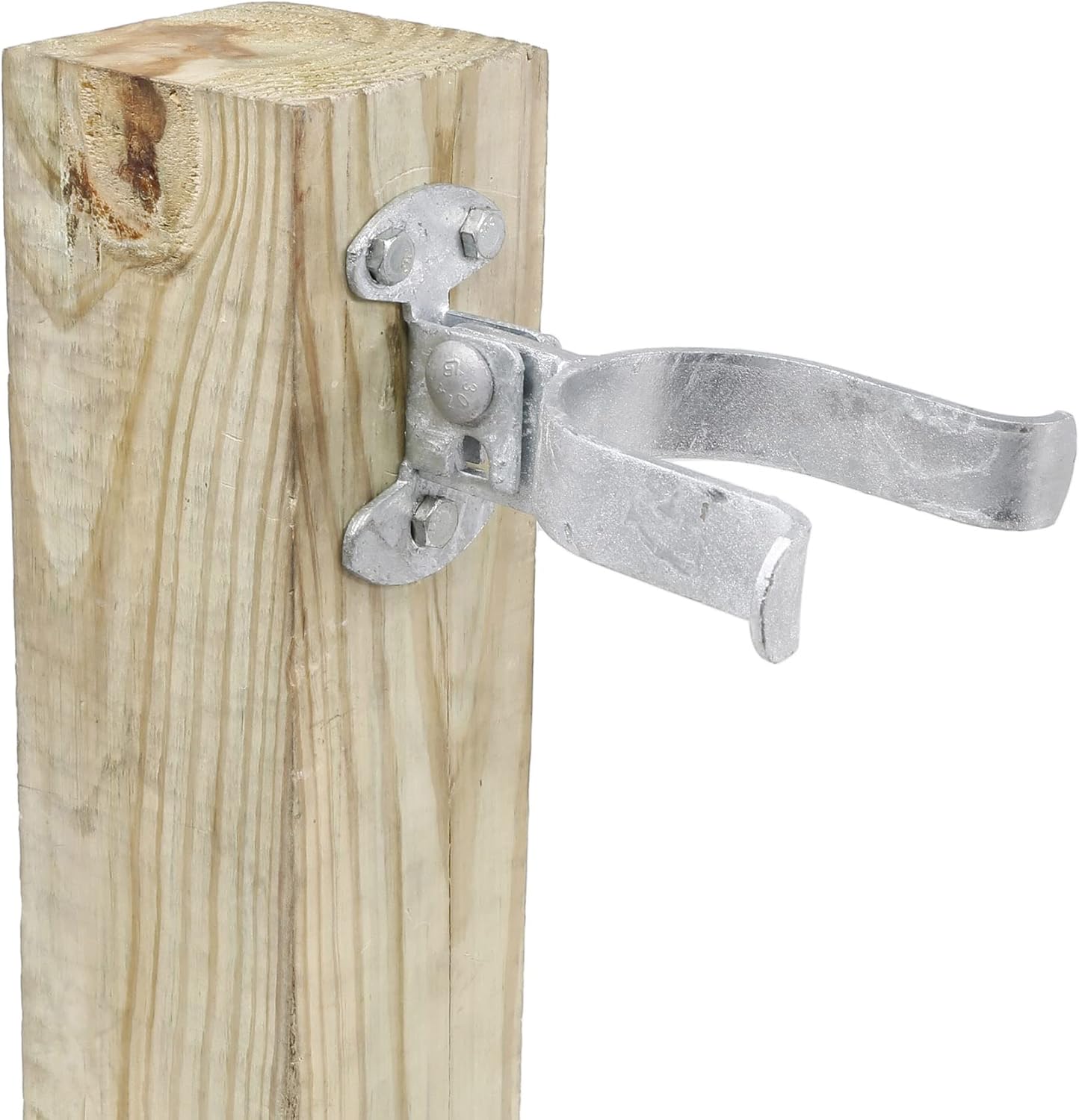 Gate Fork Latch - 3" (2 7/8" OD) Fork, Wall Mount for Chain Link Fence Gate | Chain Link Fence Hardware | Gate Latch