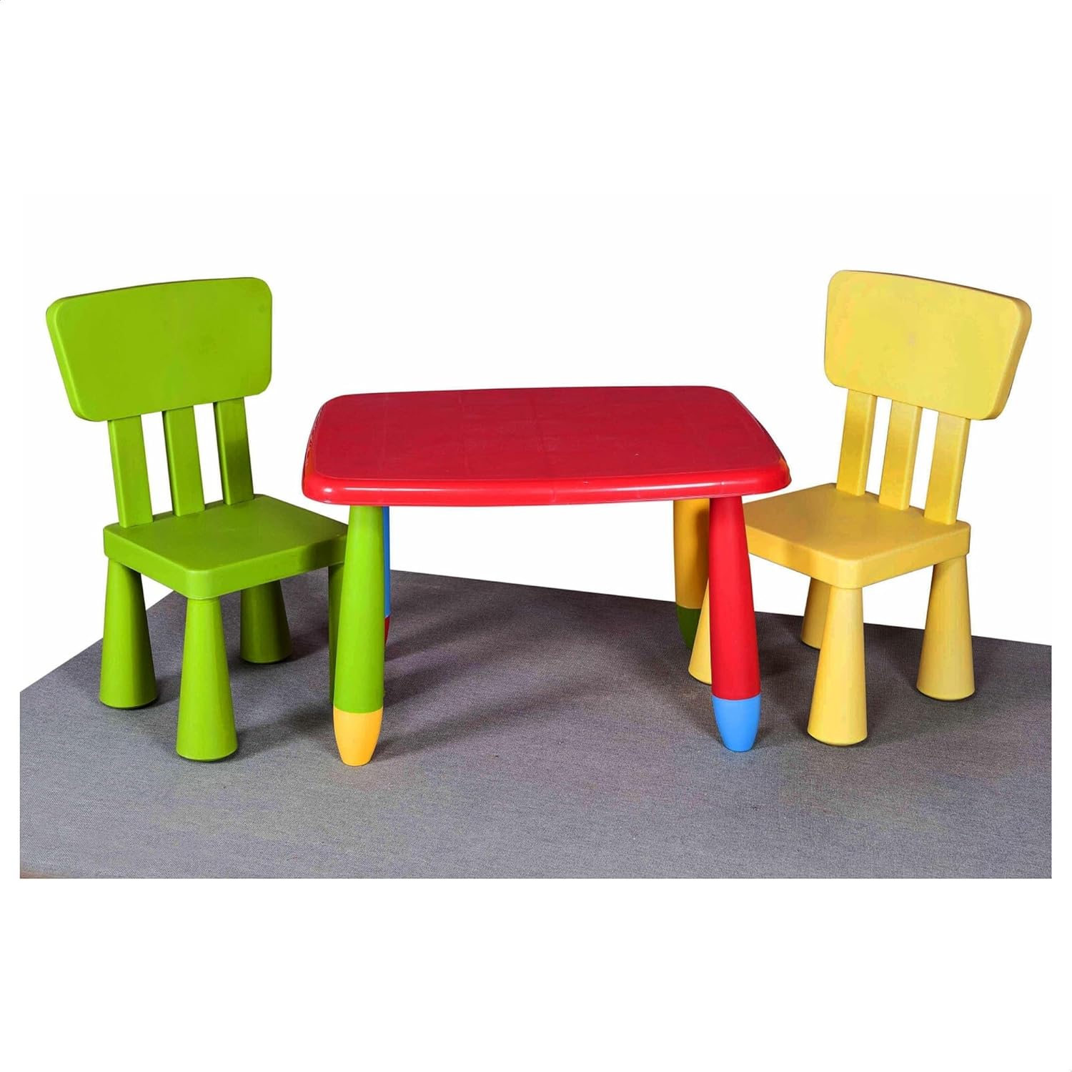 Aranaz SL 90045 Children's Rectangular Table, Red
