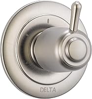 Vista 1 de Delta Faucet 3-Setting Shower Handle Diverter Trim Kit, Stainless T11800-SS (Valve Not Included)