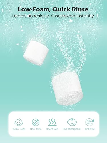 Miniatura 6 de 150 Pzas Pastillas Detergente Oficial: para Lavadora de Biberones Baby Brezza Grownsy Papablic Momfann - Pastillas para Lavadora de Biberones para