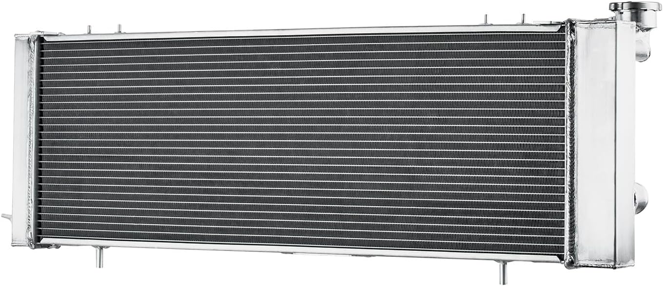 3 Row Core All Aluminum radiator Compatible With 1991-2001 Jeep Cherokee XJ Comanche 2.5L L4 4.0L L6 1992 1993 1994 1995 1996