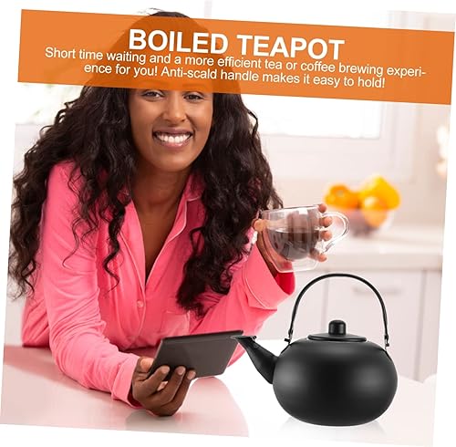 Miniatura 3 de Cabilock Hervidor hervidor de té Hervidor de té Estufa Cocina de inducción Tetera Fácil de limpiar Acero inoxidable