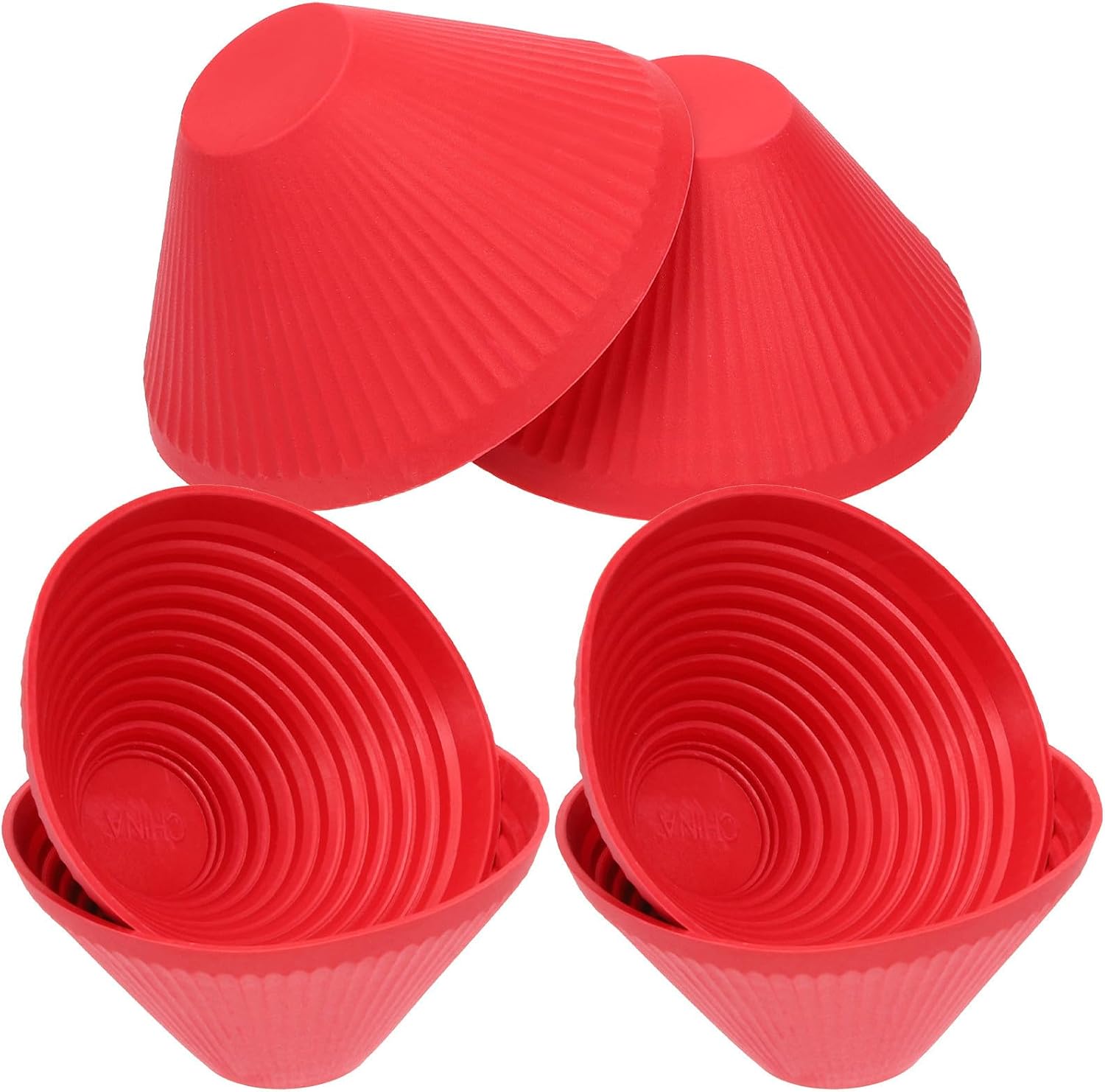 VICASKY 6pcs Rubber Bottle Gripper Opener for Kitchen Use, Non-slip Jar Lid Opener Pad Designed for Opening Tight Containers at Home with Sturdy Rubber Material
