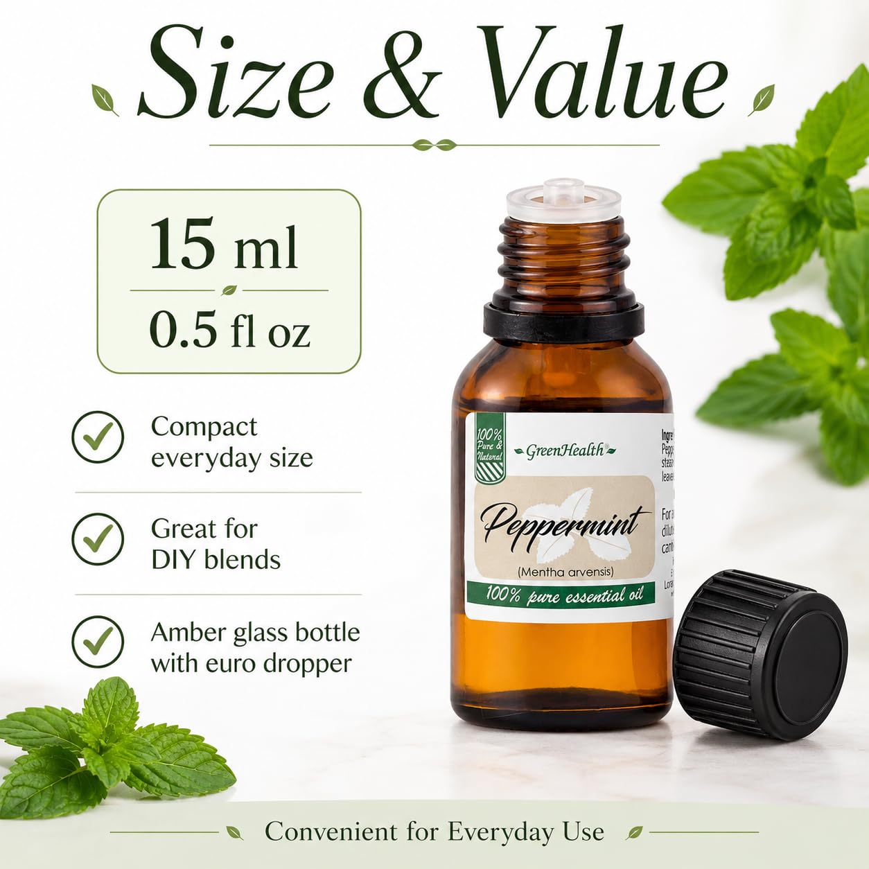 Amazon.com: GreenHealth Japanese Peppermint Essential Oil – 15 ml