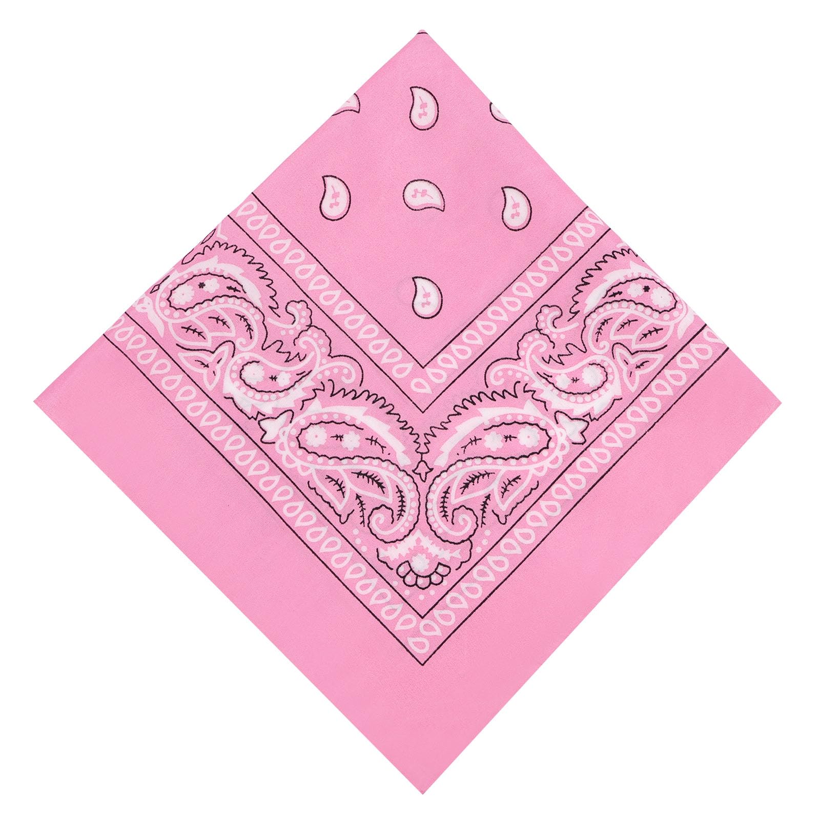 Aomig Bandana Head Scarf for Men and Women, Stylish Cowboy Headband Handkerchief, Multi-purpose Hair Scarf Paisley Print Unisex Headwraps, Bib Party Face Covering Headwear for Motorcycling — view 23