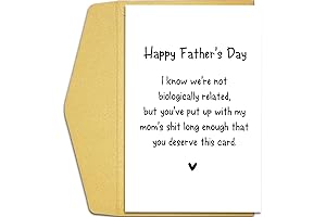 Delightful Happy Fathers Day Card for Bonus Dads