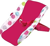 Vista 4 de Lissi Muñeca de bebé de 12 pulgadas con asiento de coche y cochecito plegable