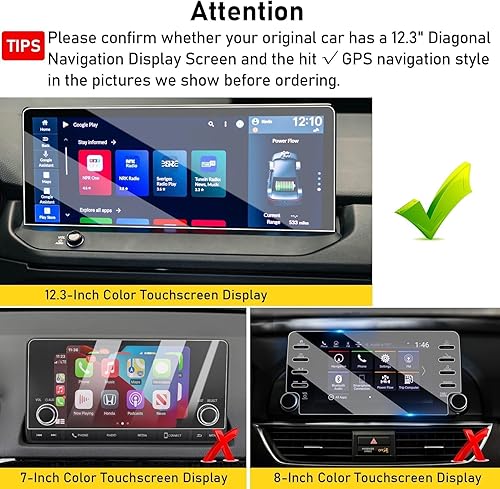 Miniatura 9 de Moonlinks Odyssey - Protector de pantalla compatible con Honda Odyssey EX EX-L Touring 2018, 2019, 2020, 2021, 2022, pantalla táctil de 8 pulgadas,
