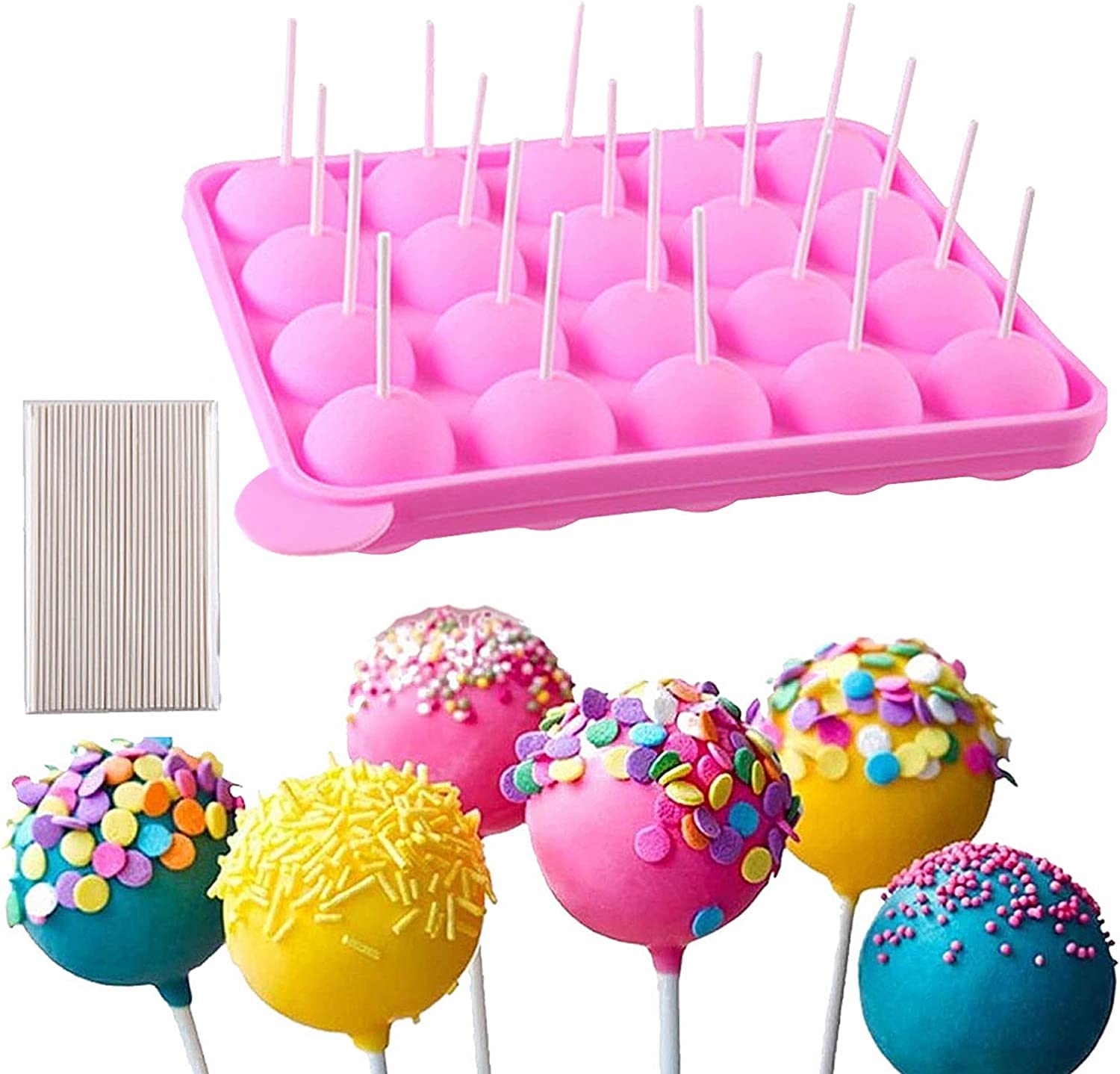Stampo per torta in silicone a forma di mezza palla rotonda a 15 cavità stampi p