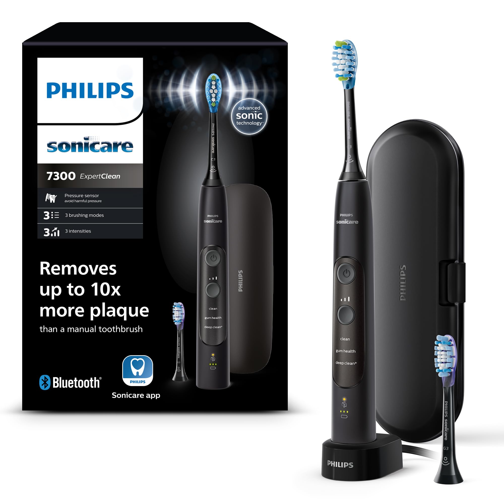 Philips Sonicare ExpertClean 7300 spazzolino elettrico sonico con