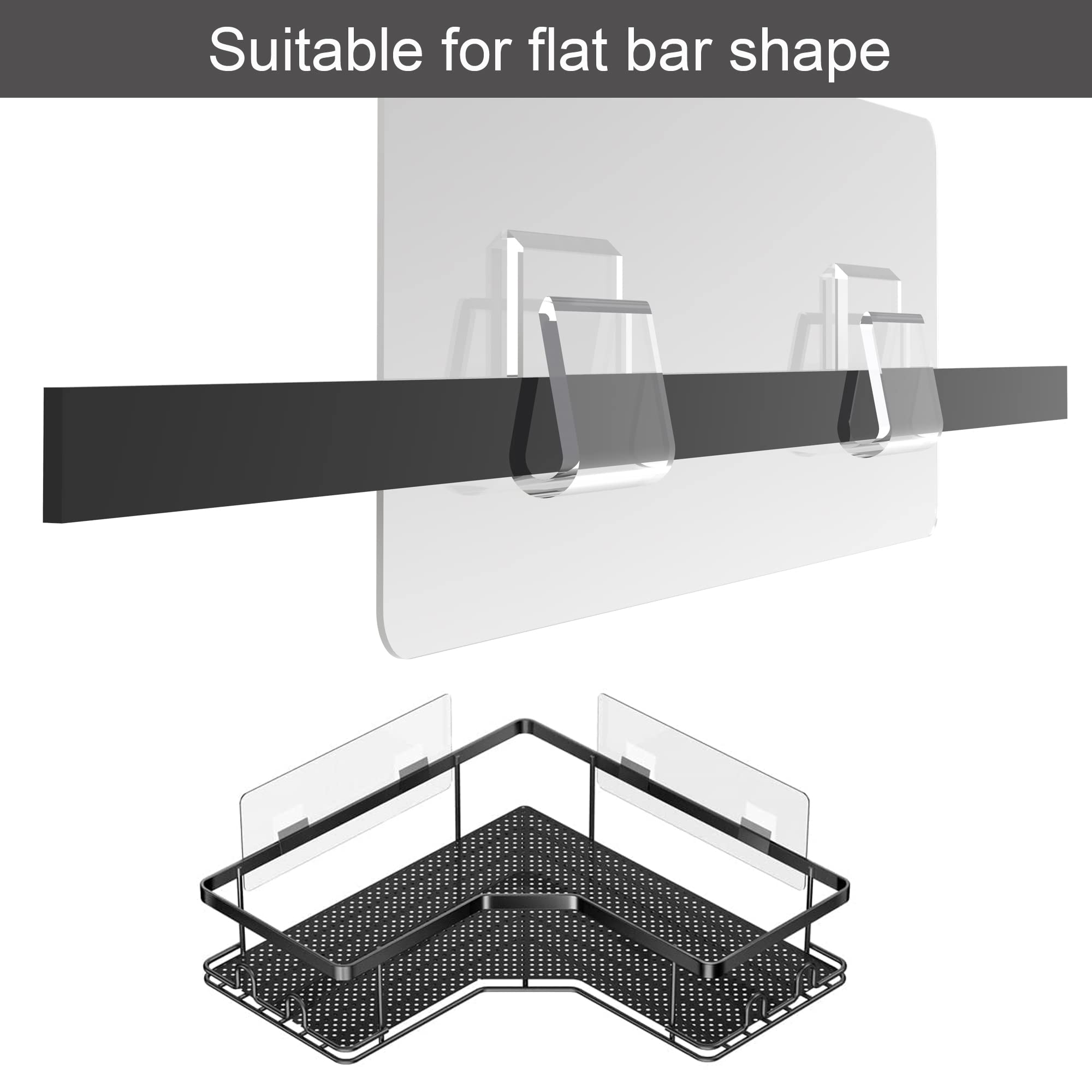 AOUKAR Adhesive For Shower Caddy Adhesive Replacement