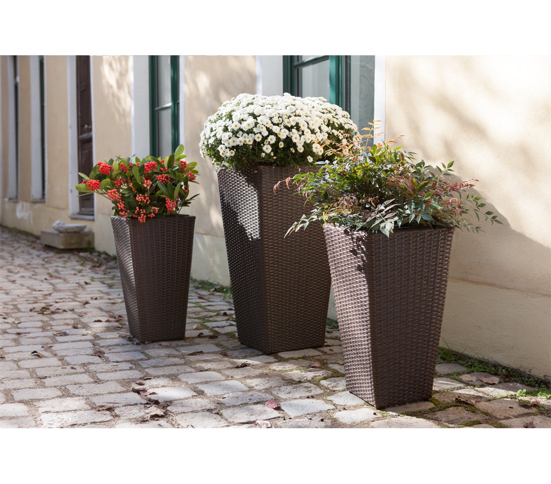 Lot De 4 Pots De Fleurs En Terre Cuite - Diamètre 13 Cm, Pour Intérieur Et Extérieur