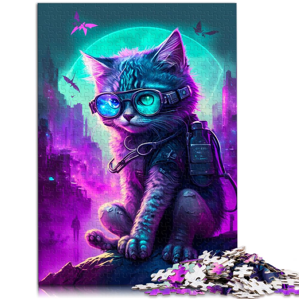 Teenagers Jigsaw Puzzle colorful animals 1000 Piece Jigsaw Puzzles for Adults Suitable for adults and children over 12 years old Cardboard Puzzles Educational Game Size: 26x38cm