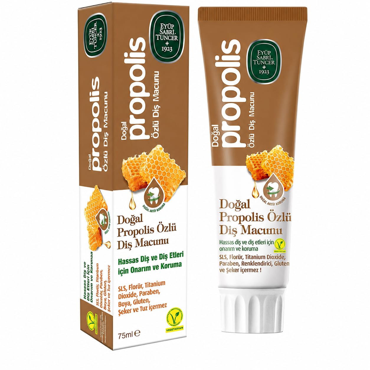 EYÜP SABRİ TUNCER Doğal Propolis Özlü Diş Macunu, 75ml