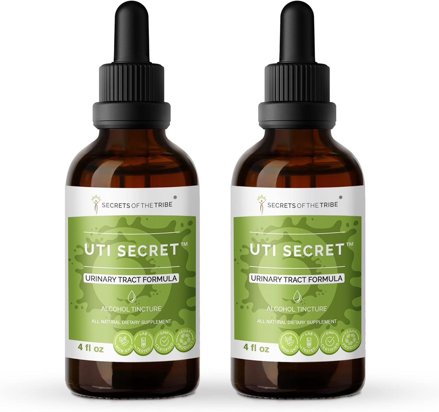 UTI Secret Alcohol, Glycerite Cranberry, Bromelain