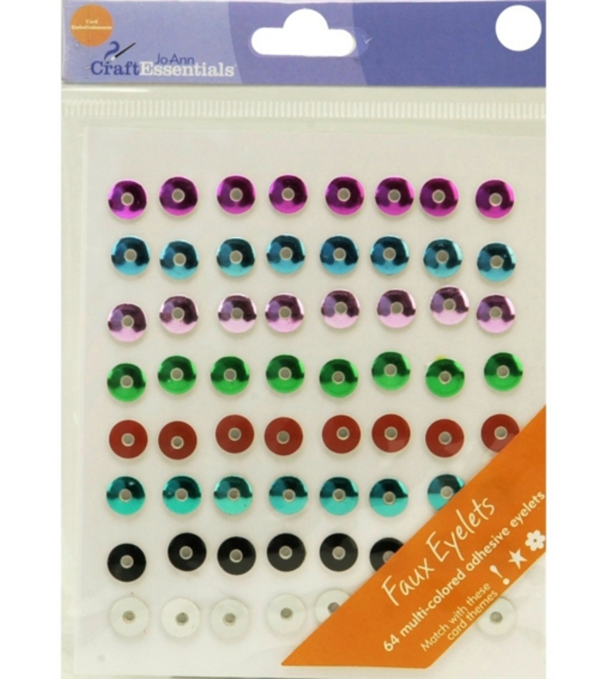 Craft Essentials Multi Color Faux Eyelets