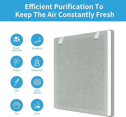 Miniatura 5 de Vital 100 True HEPA - Filtro de repuesto compatible con purificador Vital 100, número de pieza Vital 100-RF, cuatro (4) filtros HEPA 3 en 1 + cuatro