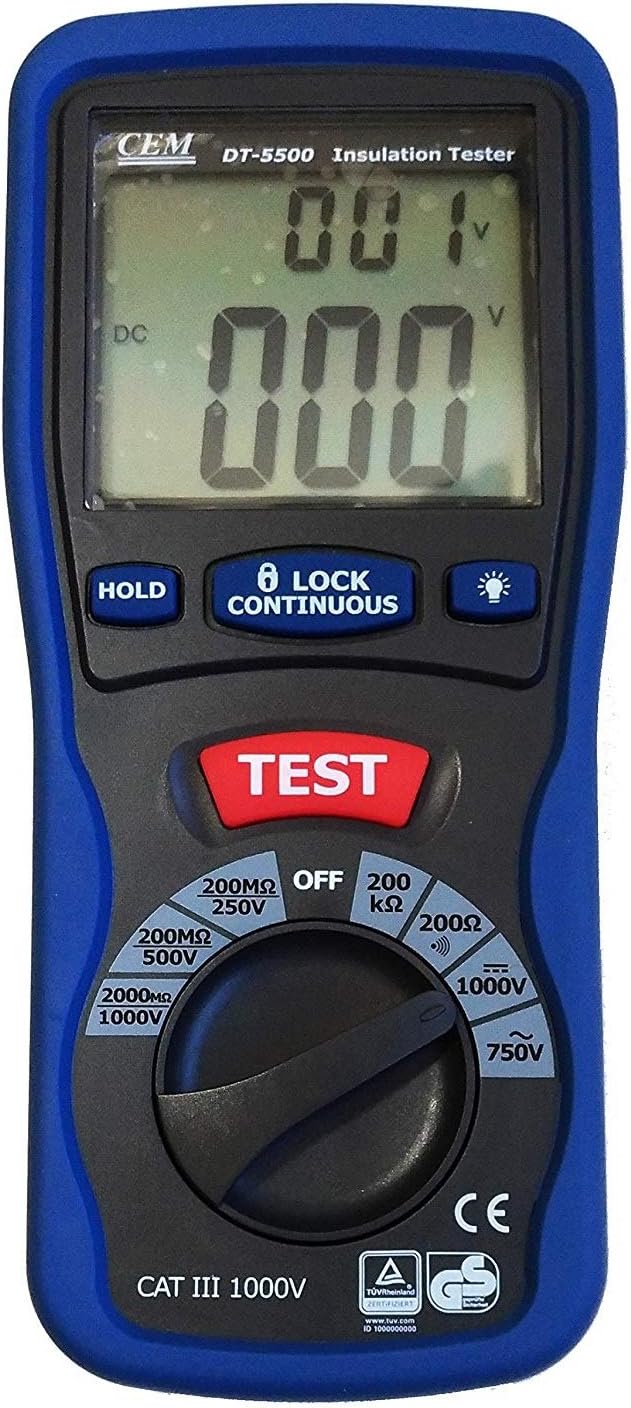 CEM Instruments CEM DT-5500 Digital Insulation